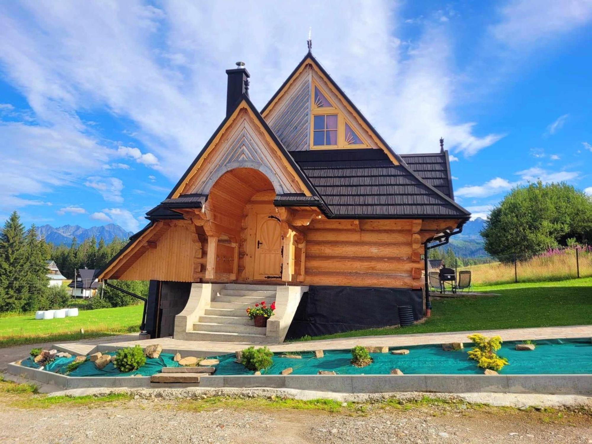 Goralski Domek Lopatowka Z Kominkiem I Bania - Jacuzzi! Murzasichle Exterior photo